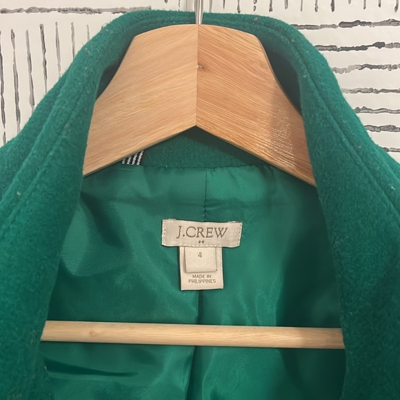 Gorgeous jade green Cocoon coat - Picture 4 of 6
